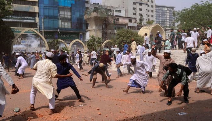 Modi Visits brought violent protest in Bangladesh, dozens injured