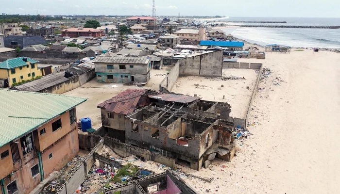 Climate change impact: Sea in Nigeria swallowing homes