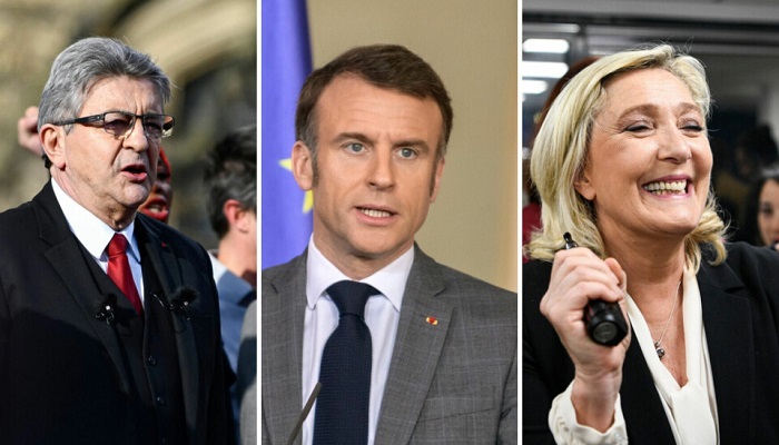 French election shows the left in the lead, Marine Le Pen's far-right party in third place :File Photo