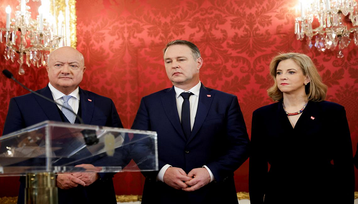 Christian Stocker Sworn in as Austrian Chancellor Amid New Three-Party Coalition