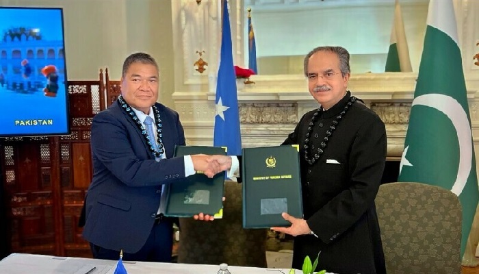 Pakistan and Federated States of Micronesia Formalize Diplomatic Relations at UN Ceremony